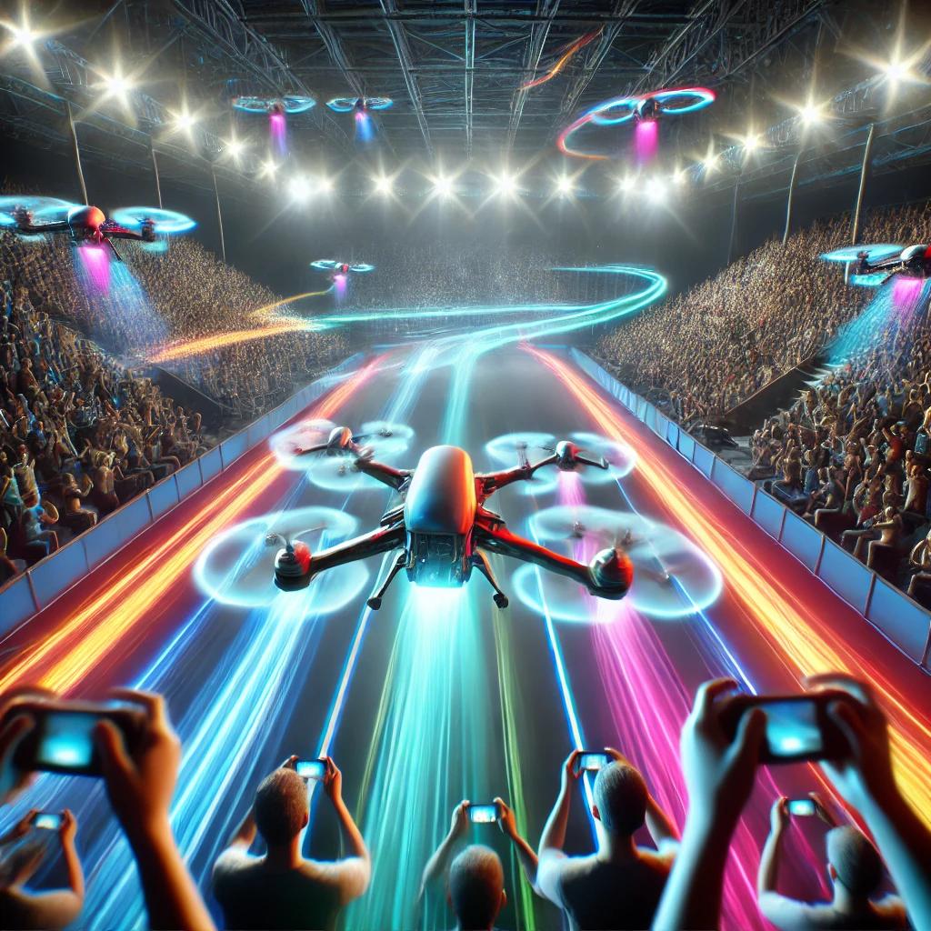 Future drone racing arena