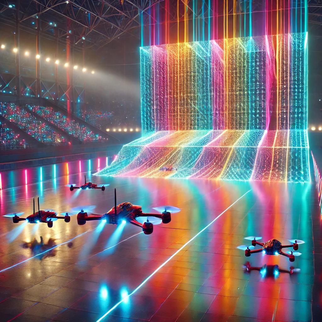 Programmable LED obstacle